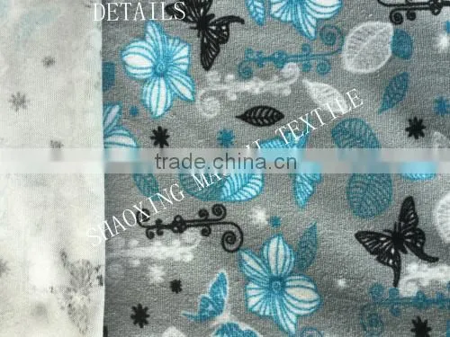new design 100% polyester cotton velvet printing fabric for sofas, toys, pillows
