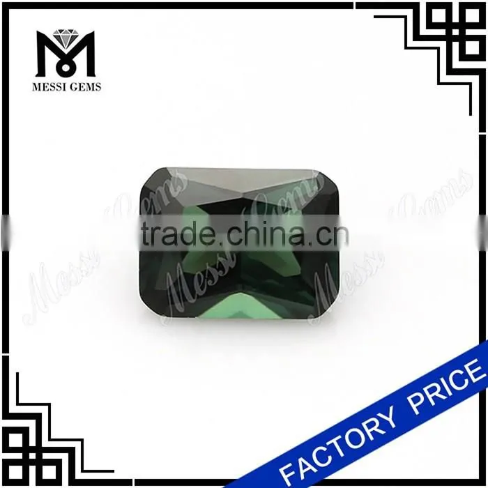 6x8mm octagon machine cut synthetic 152# spinel gemstone