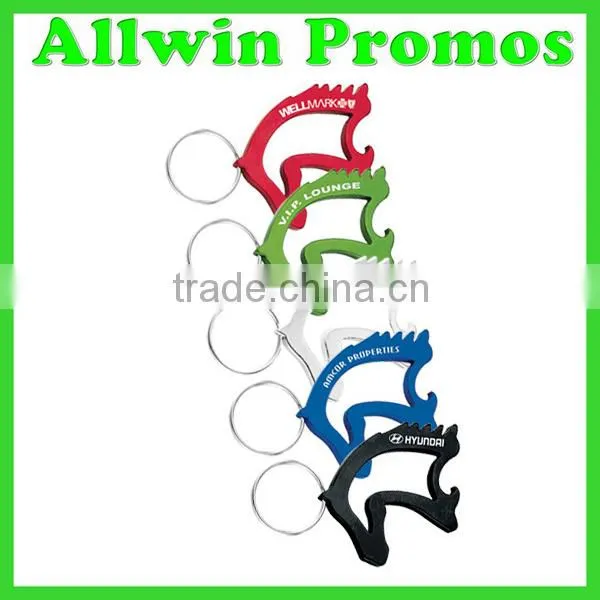 Promotional Customized Oval Compass Keychain