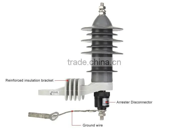 electrical surge arrester equipment/earthing lightning protection system 33kv surge arrester