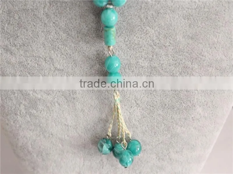 Stock Wholesale Arylic Resin Beads Statement Necklace