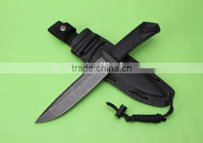 OEM AUS-10A tactical fixed blade knife with G10 handle UD50079