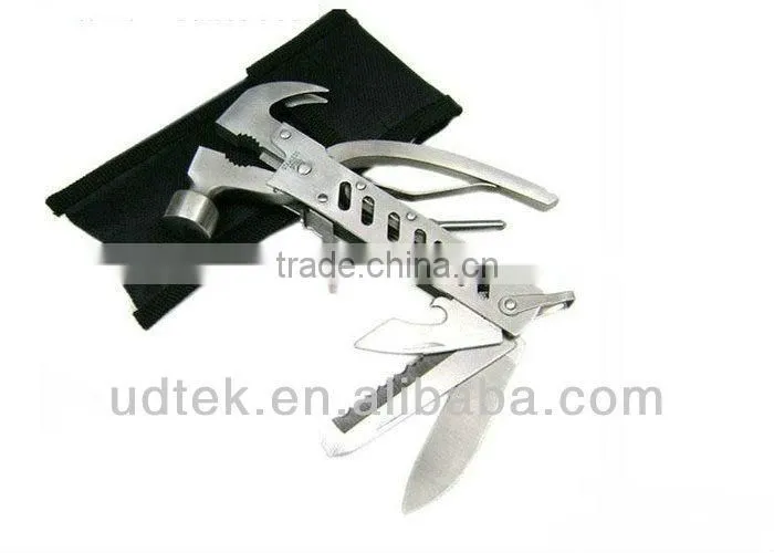 High Quality Practical Functional Tool Stainless Steel Seven-hole Hammer Pliers UDTEK01500
