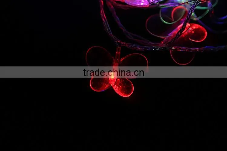 YQ48 Beautiful butterfly led lights string christmas lighting