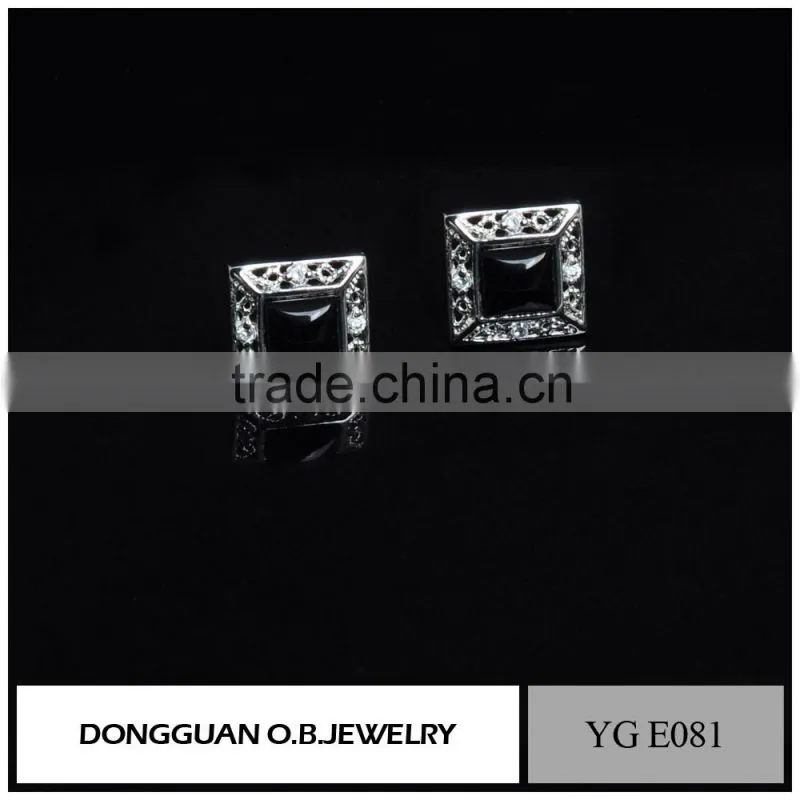 Fashion seed bead earrings for lady 925 silver earrings