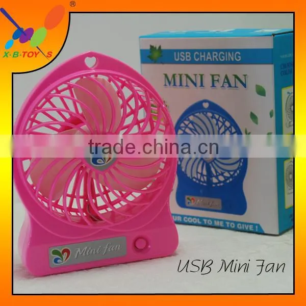 2015 New Design Creative USB Fan Wholesale rechargeable Mini USB Gift Fan