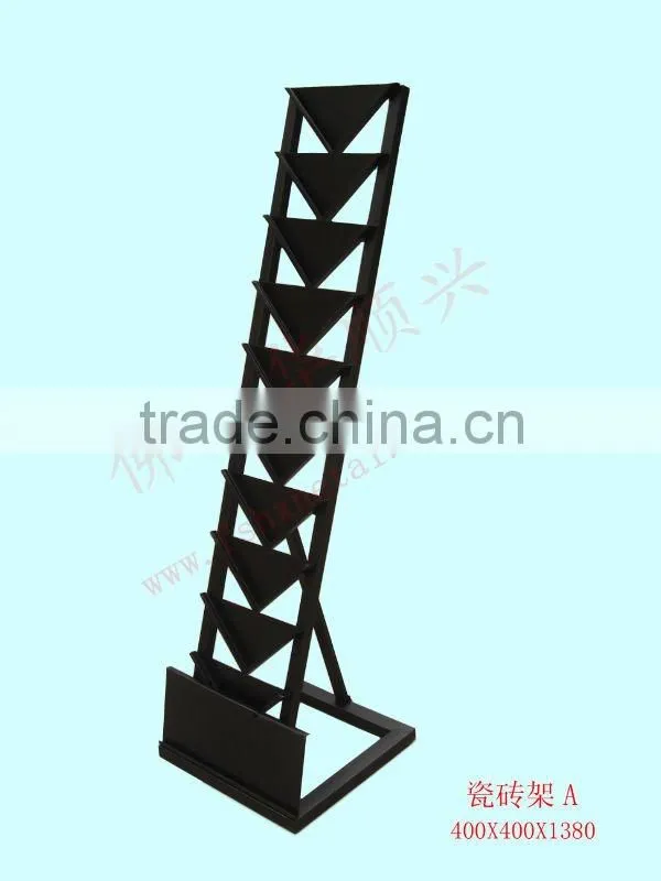 showroom simple and straight ceramic tiles display rack HSX-159