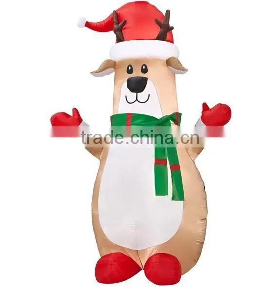 Light Inflatable Deer for Christmas Decoration