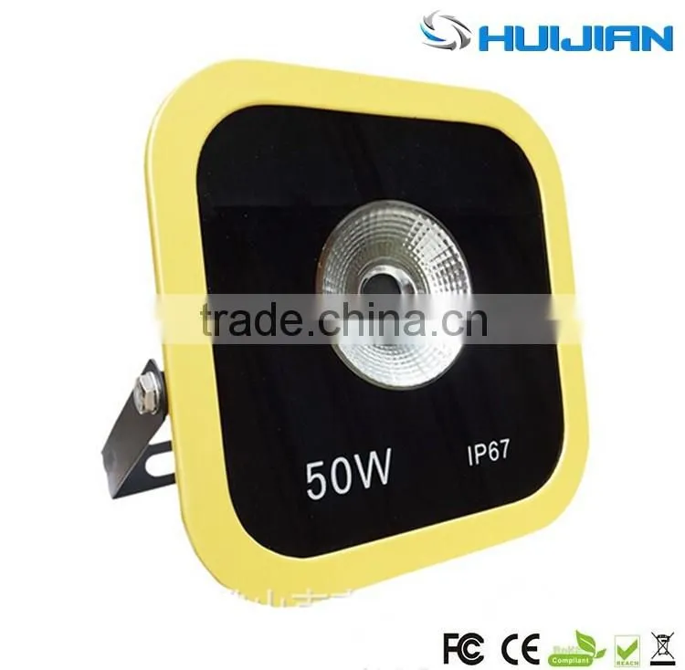 IP65 yellow housing outdoor LED flood lighting 50W