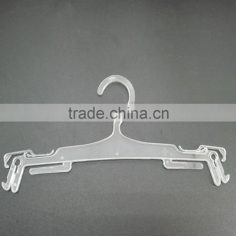 High quality plastic transparent trousers hanger