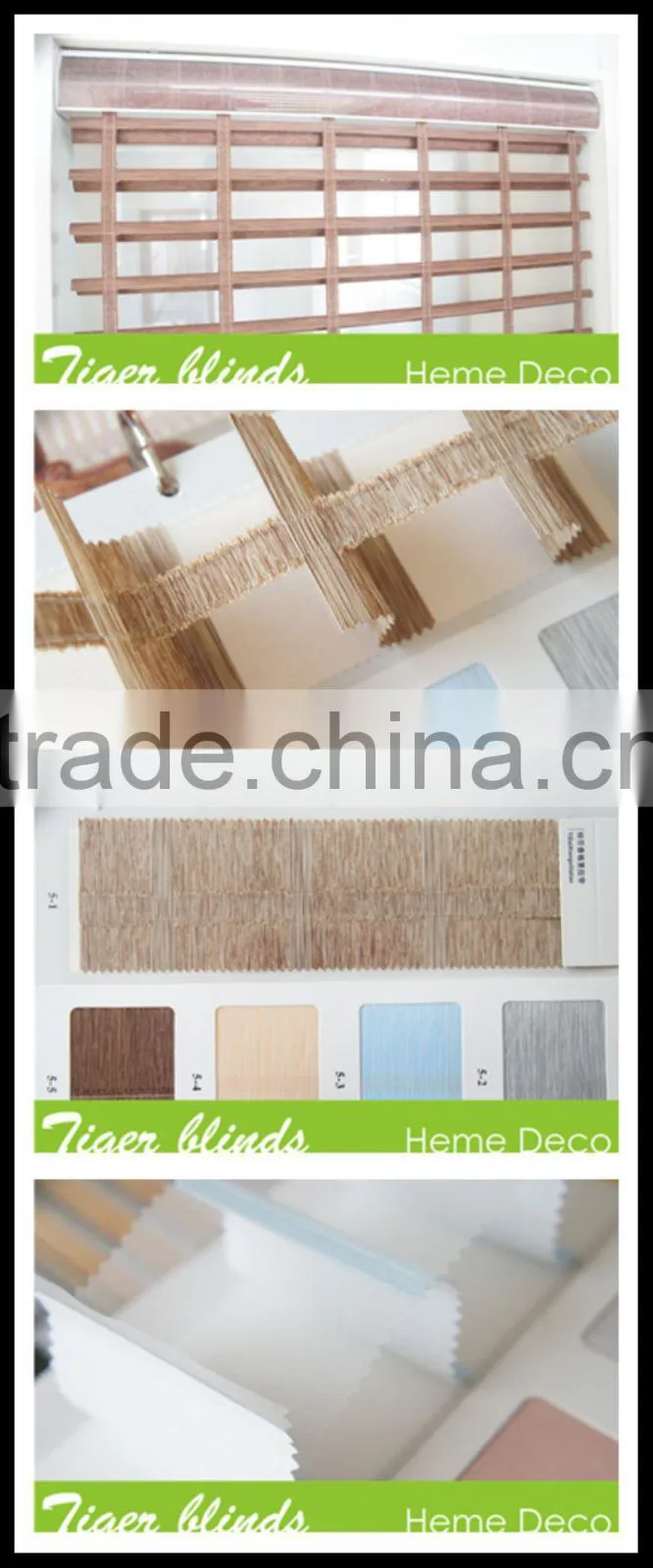 guangzhou motorized remote control zebra blinds