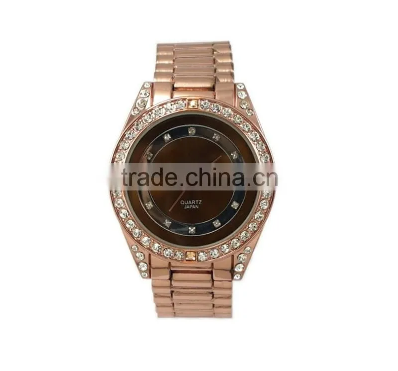 New models new look a ring on the dial design diamond alloy watches lady wristwatch