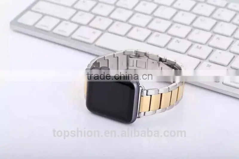 Luxury metal watch strap for apple watch with adapter, wholesale China