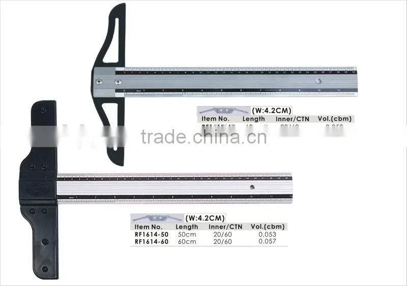 Hot Sale 15/20/30/50/60/100cm Metal/Stainless Steel Ruler