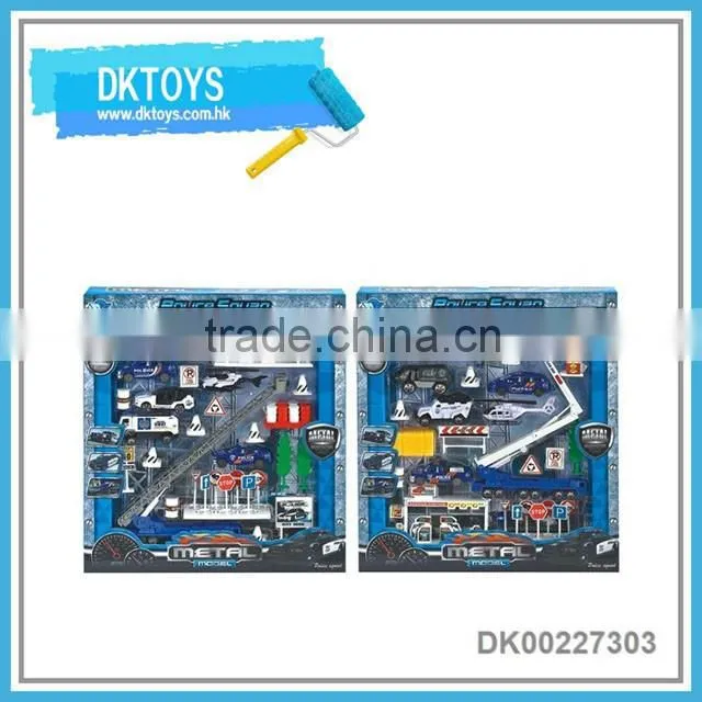 Free wheel diecast car police series