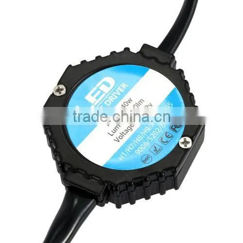 One Pair of 40W 4000LM H8/H9/H11/H16 LED Light Headlight Fog Light 12V 24V Car Upgrade Conversion Bulb Beam Kit 6000K White