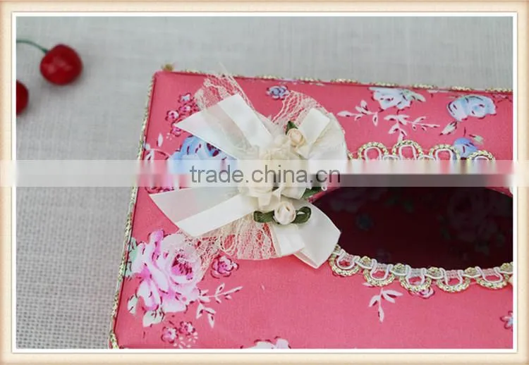 fabric facial tissue box design