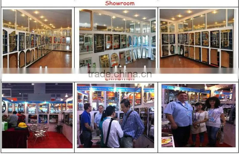 thickness 4mm sanitary mirror glass with shelf bathroom mirror decorative mirror made in china