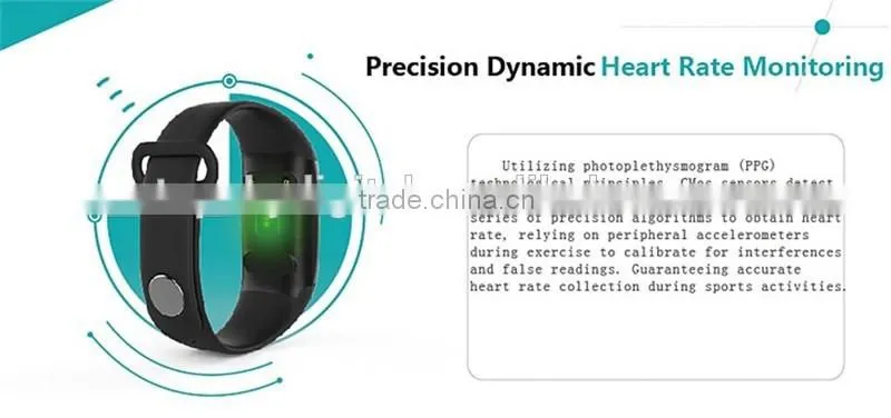JW018 BT4.0 Smart Band Bracelet Heart Rate Monitor Smartband Activity Fitness Tracker Wristband for Smart Phones