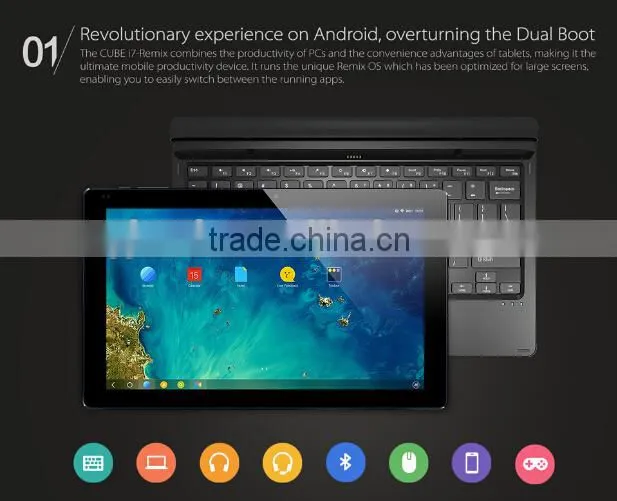 Cube i7 Remix 11.6 inch Tablet PC Intel Z3735F 1920X1080 Touch Screen 2GB RAM 32GB ROM 5MP Camera 8400mAh GPS WIFI