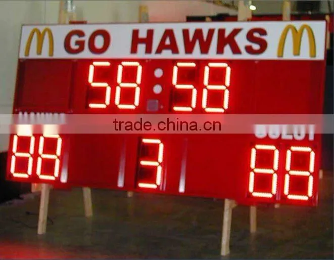 Waterproof LED Scoreboard display,supply score boards,offer scores signs Portable electronic LED Scoreboard display,multi-sport