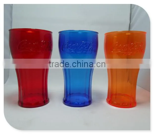 high quality Coca 16oz food grade plastic cup