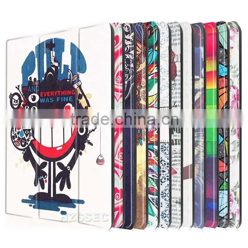 Joy Tree pattern protective case three folding leather case for 10.1 inch Lenovo tab 2 X30 A10-30