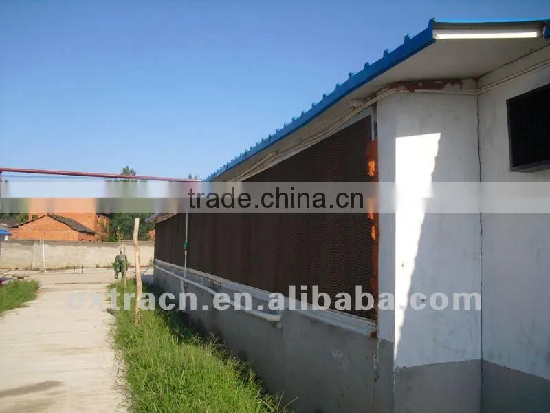Poultry farm evaporative cooling system