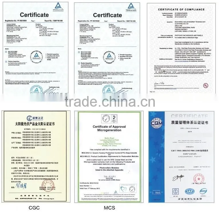 2016 Top 1 10 Years Quality Warranty Cheap Price Solar Thermal System And 2KW Solar System And Solar Lighting System