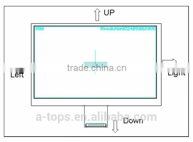 10.1 inch capacitive touch panel can make with tft display integrated