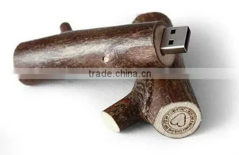 wooden usb flash drive with custom logo
