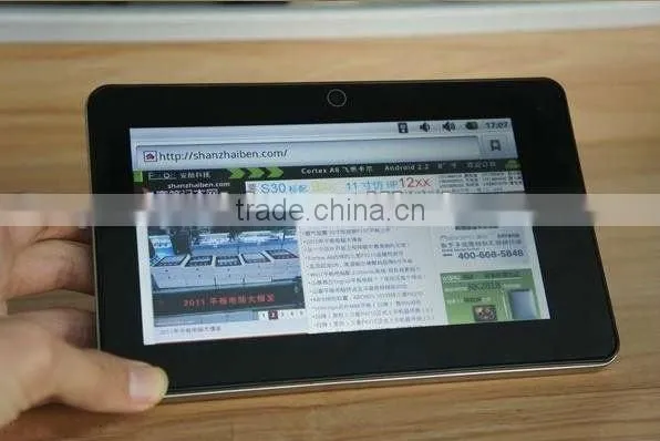 7 inch Android 2.3 tablet with 1.2Ghz CPU+1.3MP Camera M704