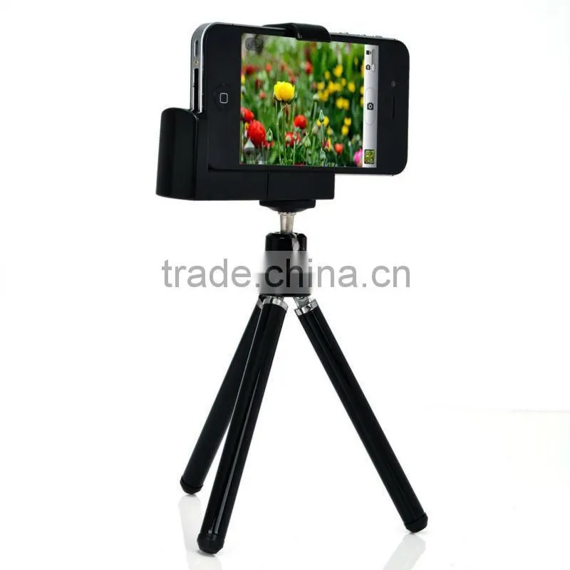 Universal Mini Tripod Stand+Holder For iPhone Android Cellphones and More