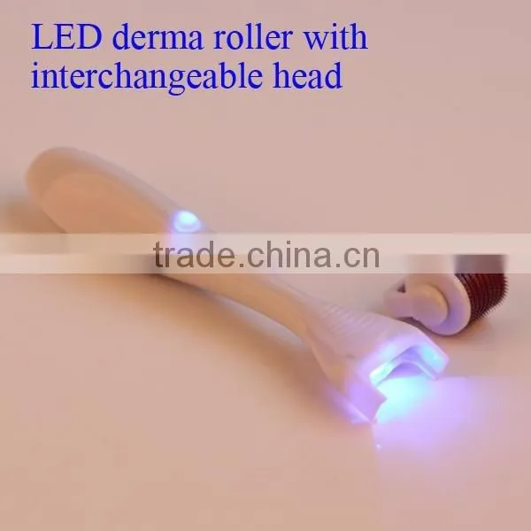 540 dermaroller factroy directly titanium LED vibrator derma roller DNS70