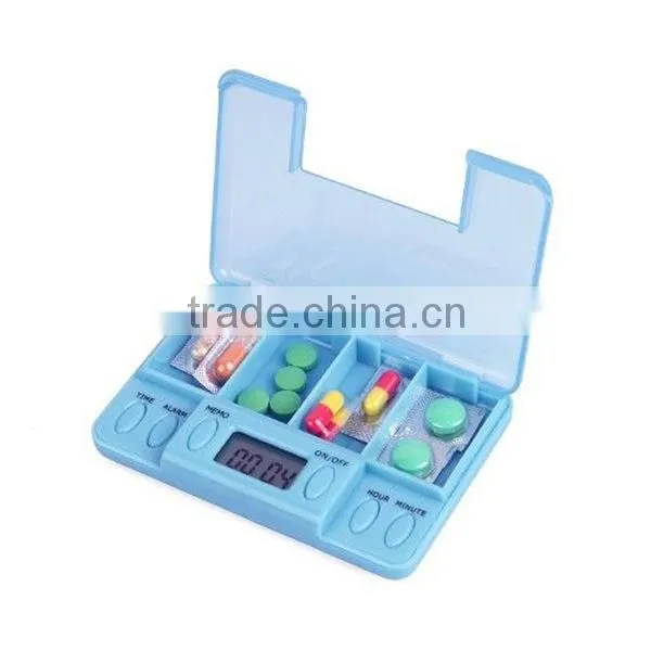 Digital Medication Pills Organizer Multi Alarm Reminder