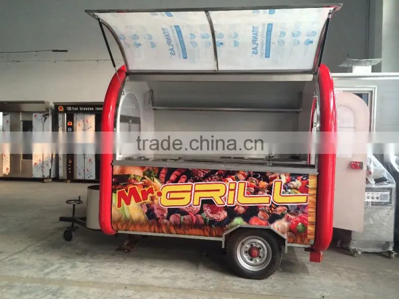 Top selling commercial mobile food car for sale