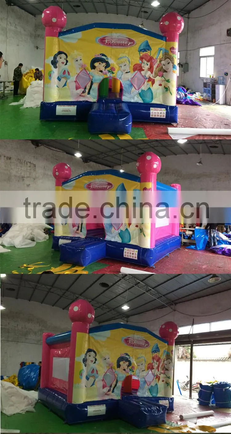 2016 Hot inflatable water slides for rent,0.5mm PVC busy bouncers, commercial jumping toy