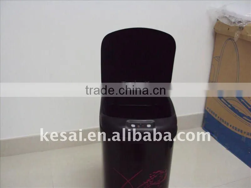 Plastic Sensor Trash Bin automatic trash can auto open trash can Hand Free-KSLD-3-15L one touch dustbin