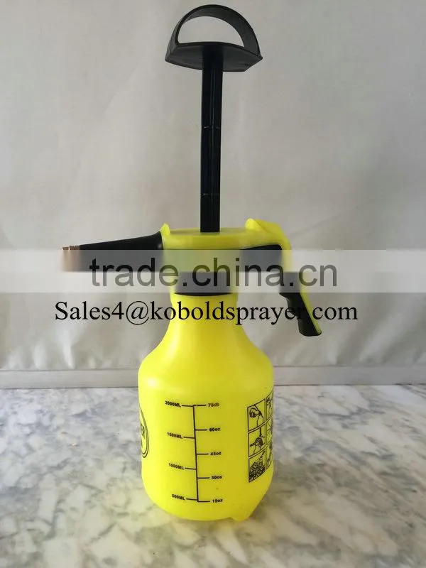PE 2L pressure pump garden sprayer