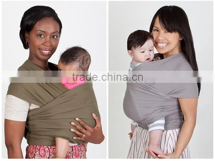Customize baby sling stretchy wrap carrier for newborn baby/baby carrier wrap