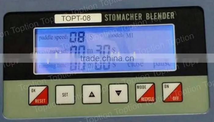 TOPT-08 lab scale Sterilizer and Homogenizer type Sterile Homogenizer
