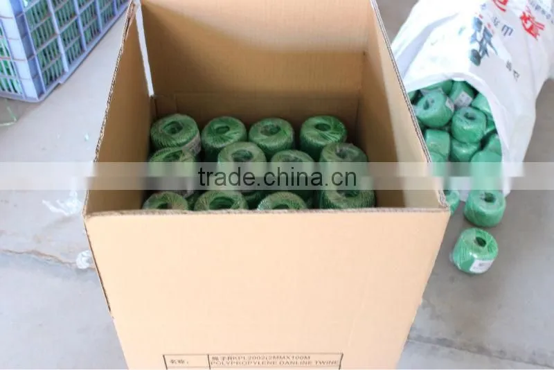 Hot sale PP baler twine green