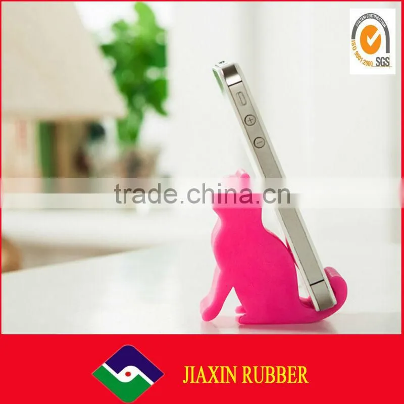 2014 cute silicone phone holder,funny cell phone holder for desk