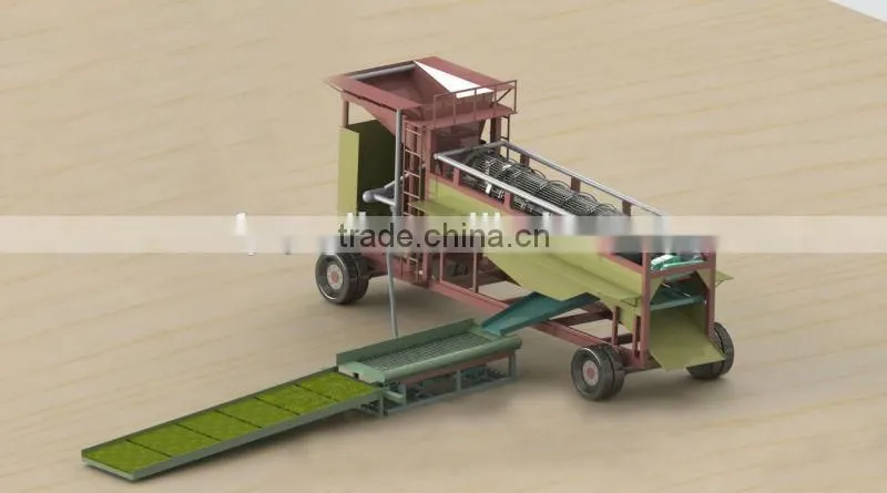 Mobile Gold Trommel Wash Plant for Sale