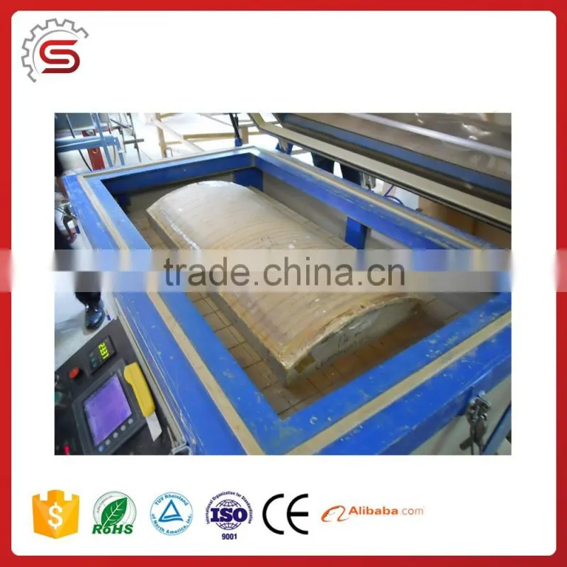 China woodworking machine WP9066 Vacuum Press For Curved Panels