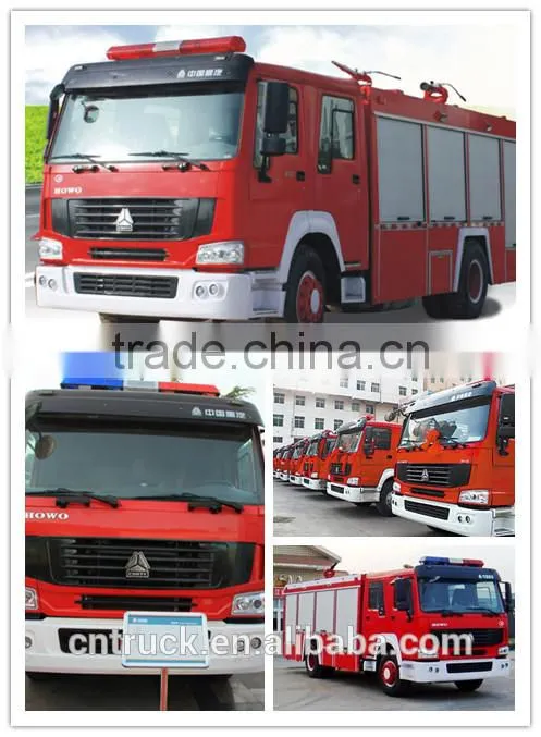 sinotruk 6*4 euro 2 fire truck sale