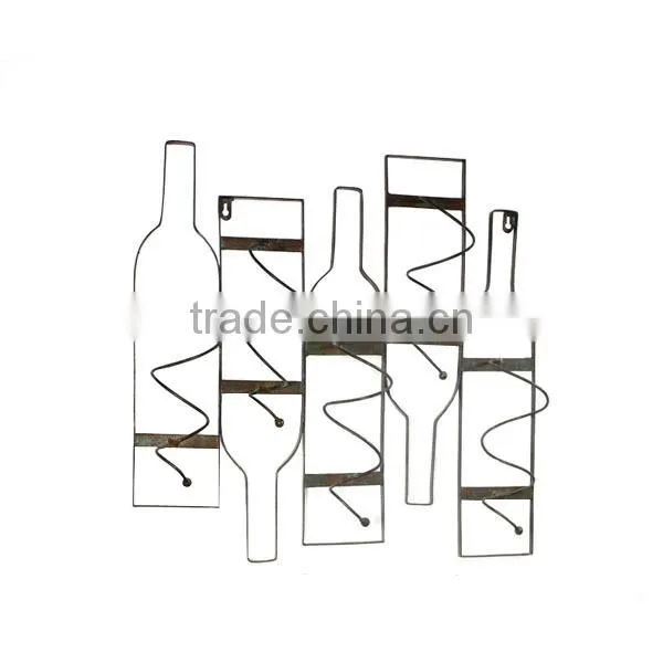 Metal Decorative Wine Rack Wine Bottle Holder Wholesale Table Wine Rack