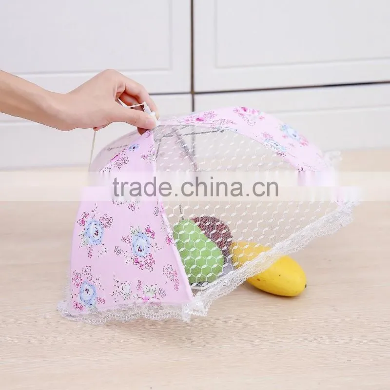 white food cover tent, 16 Inch, Reusable and Collapsible, Keep Out Flies, Bugs, Mosquitos