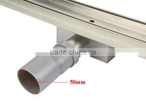 Linear shower drain stainless steel floor drain