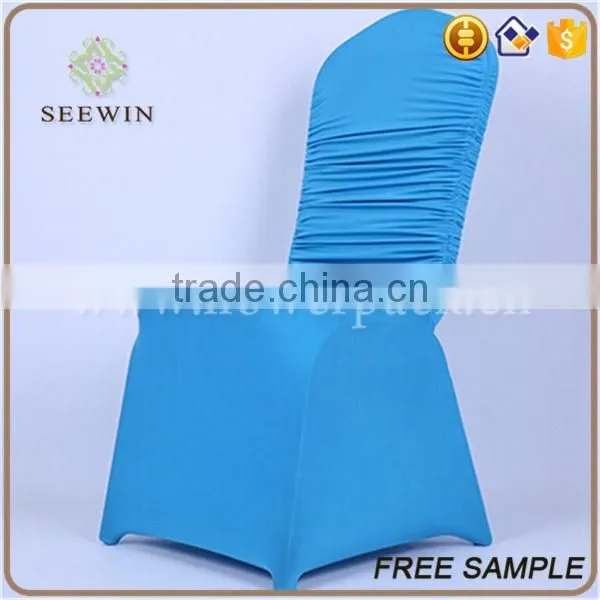 normal pattern ruffled cheap spandex chair cover